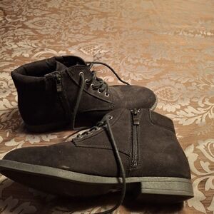 Torrid Womens Black 8 Wide Chukka Boots